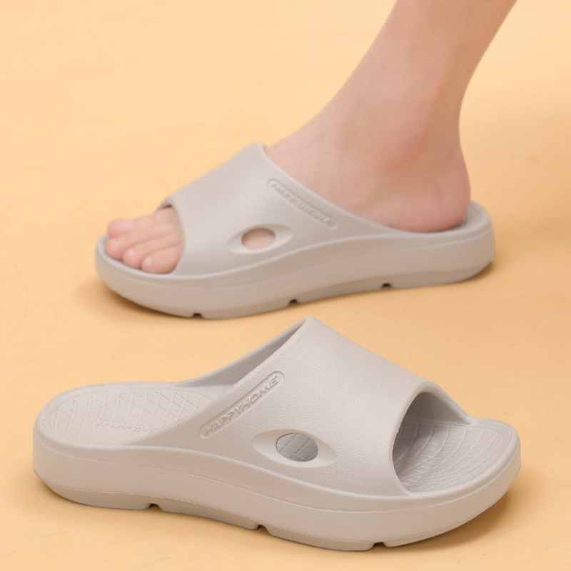 Men Shoes On Cloud - Men's Thick Soled Soft Slippers Feel