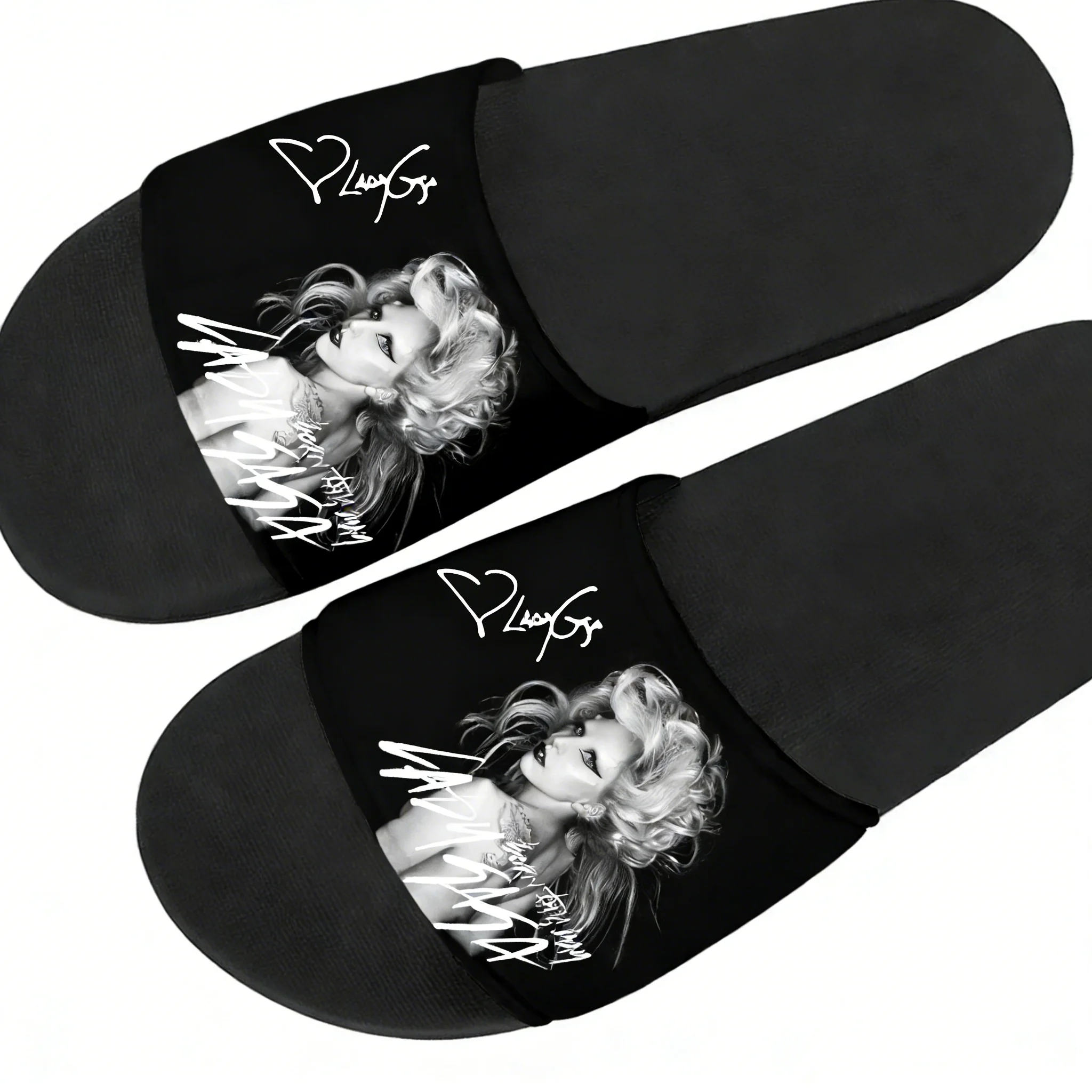 Men'S Shoes In Style - Lady Gaga Slippers Home Water Shoes