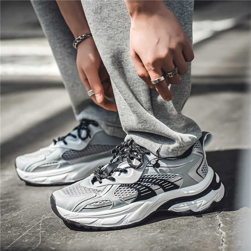 Men'S Shoes Expensive Brands - High Sole Increase Height Trekking Shoes