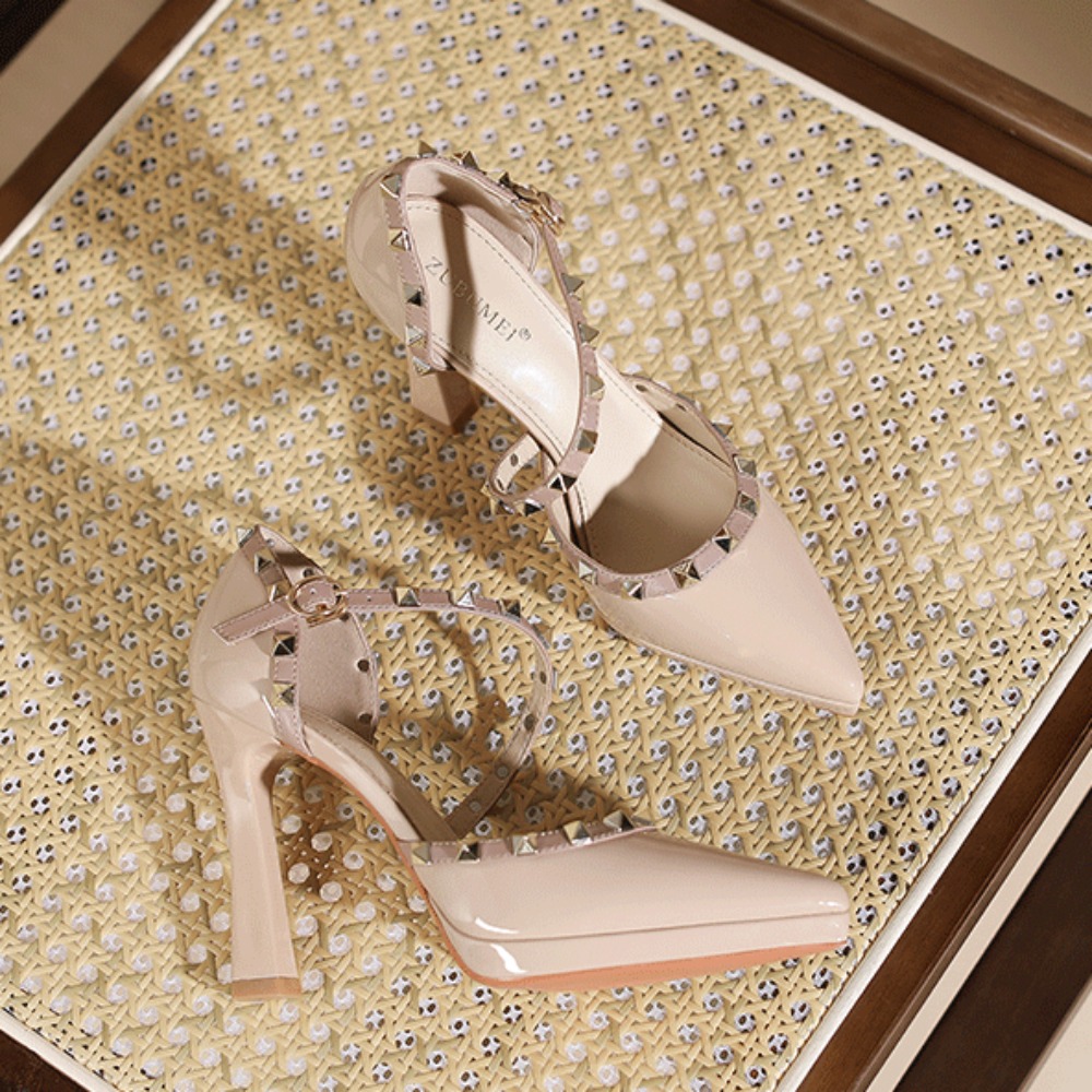 Dress Shoe Pointed - Rivet Heeled Sandals Women's 2026 Summer