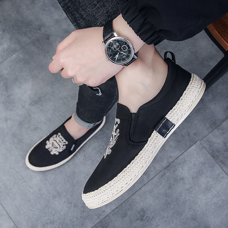 black Breathable shoes for man - Loafer Slip On Men 评论和价格