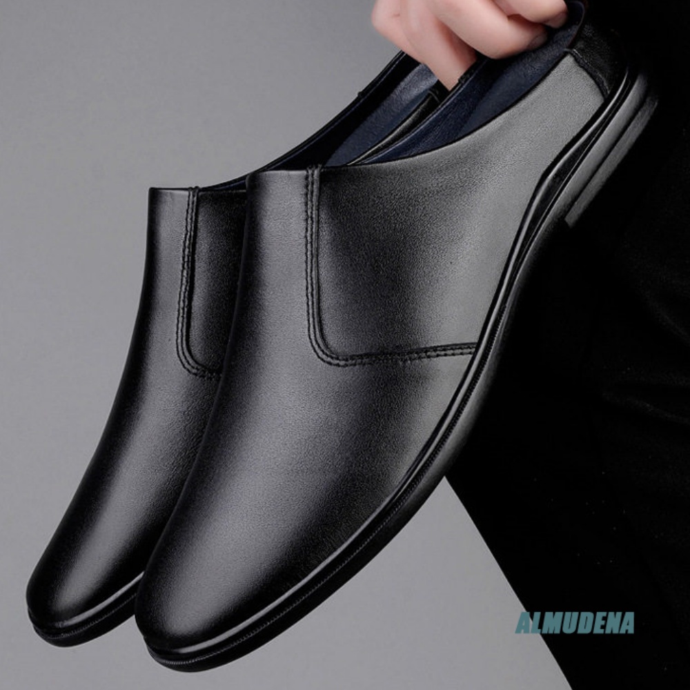 Minimalist Men Business Half S - Men'S Shoes Black And White 评论和价格