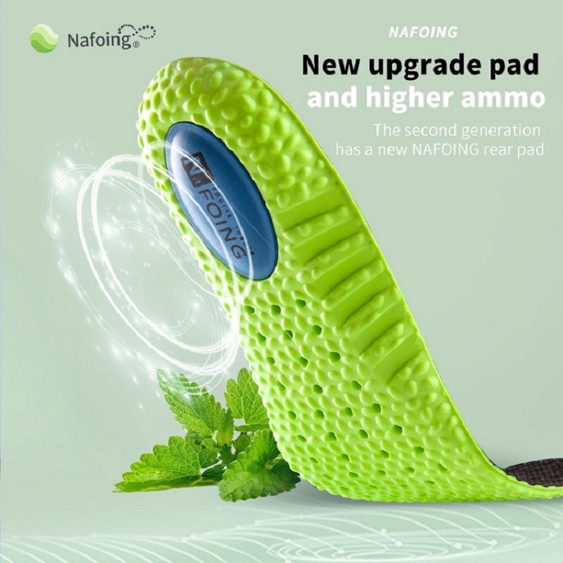 Sports Shock Absorption Insole - Men'S Shoes Green And White 评论和价格