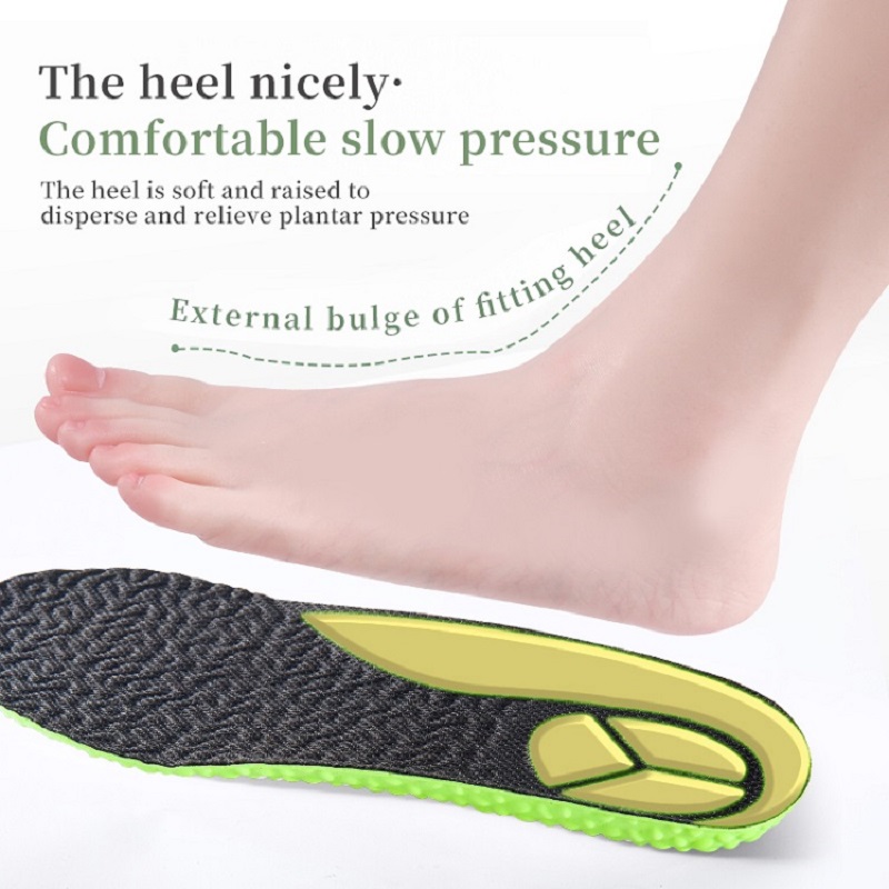 Sports Shock Absorption Insole - Men'S Shoes Green And White 评论和价格