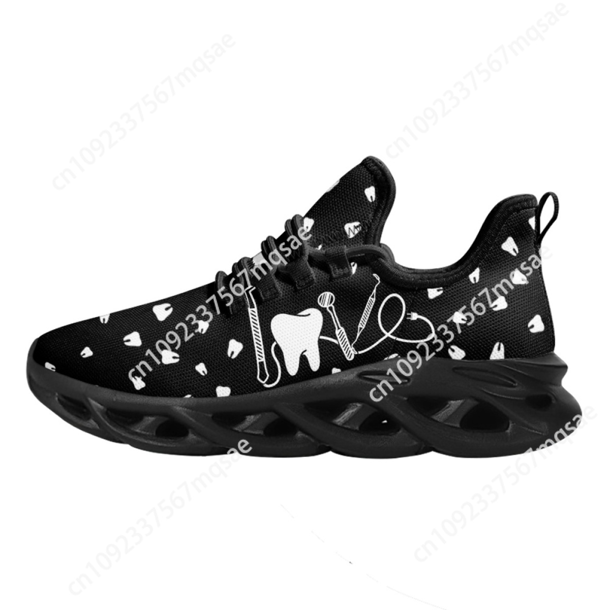 Black and White Teeth Medical  - Men'S Shoes Black And White 评论和价格