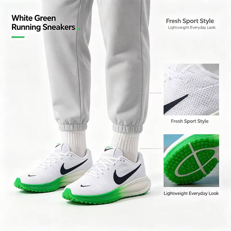 Hot 2026 New Arrival Nike Whit - Men'S Shoes Green And White 评论和价格