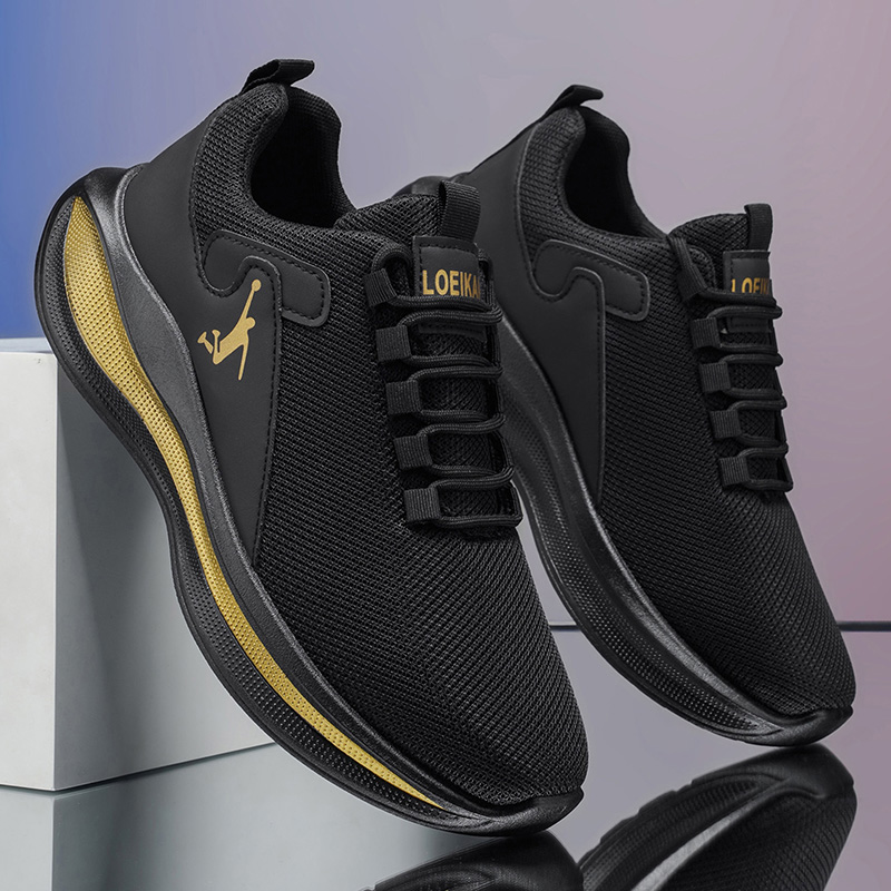 Men Running Sneakers Light Cus - Men'S Shoes Black And White 评论和价格