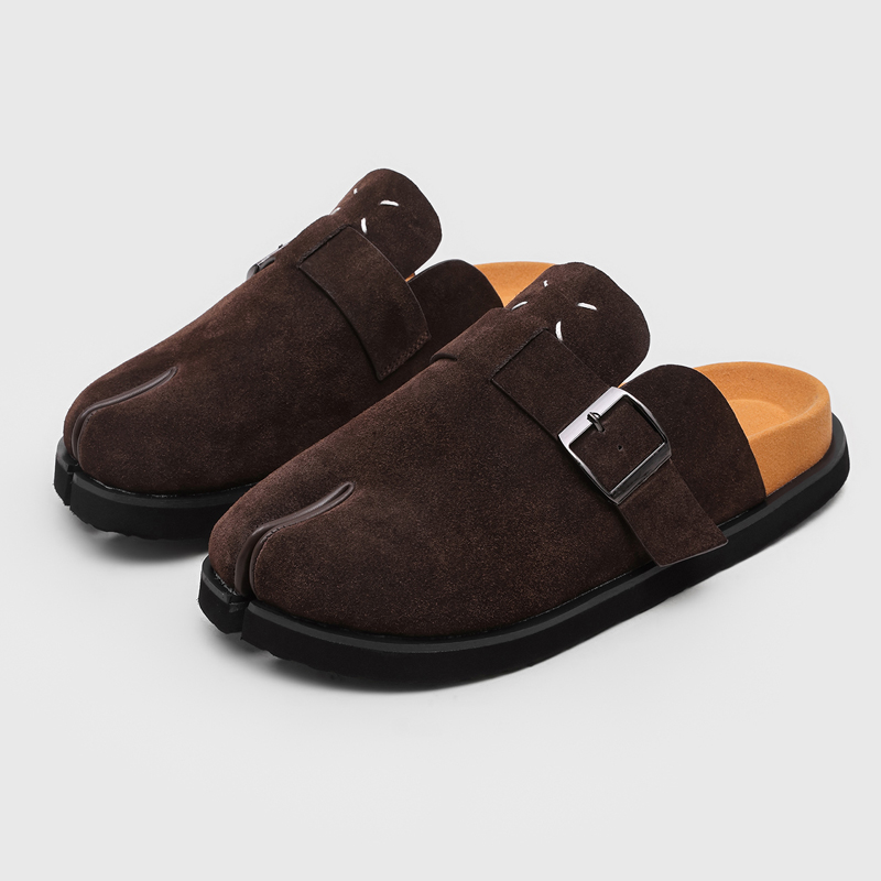 New Trendy Men Split-toe Mule  - Men'S Shoes With Toes 评论和价格