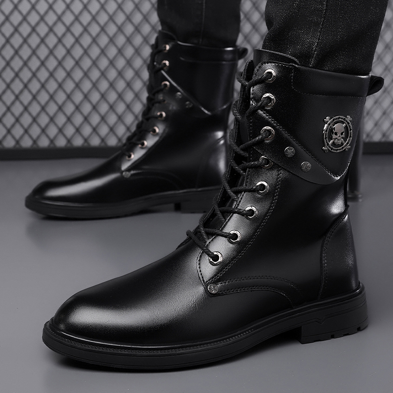 Unisex High-Top Chunky Sole Pl - Men'S Shoes Black And White 评论和价格