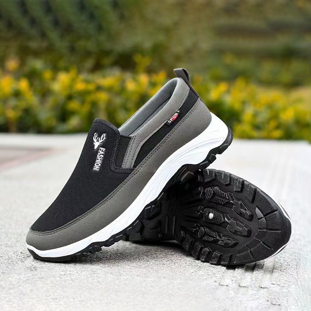Men Casual Canvas Shoes Lightw - Loafer Slip On Men 评论和价格