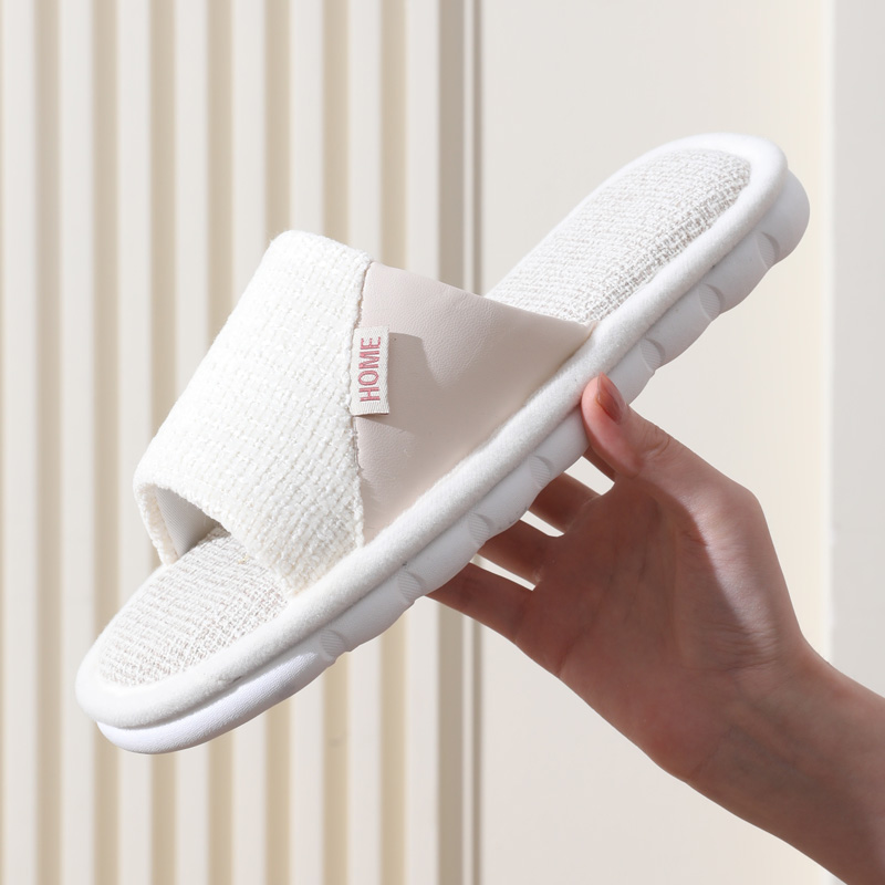 Linen Slippers For Women Men B - Men'S Shoes With Toes 评论和价格