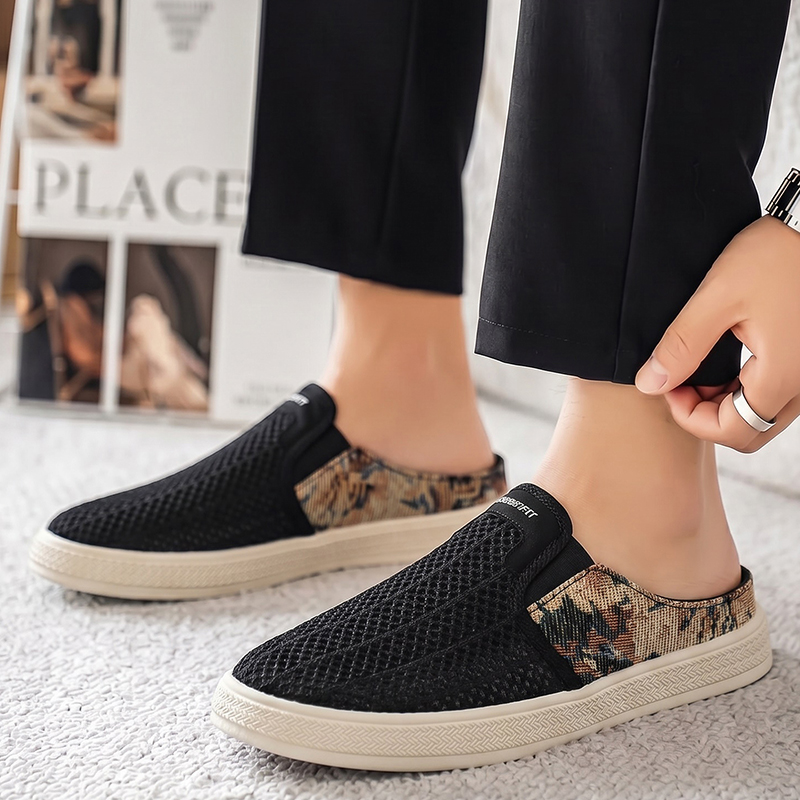 Summer men's perforated mesh s - Men'S Shoes With Toes 评论和价格