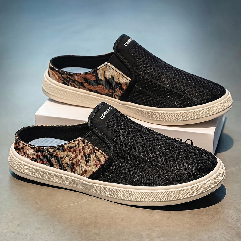 Summer men's perforated mesh s - Men'S Shoes With Toes 评论和价格