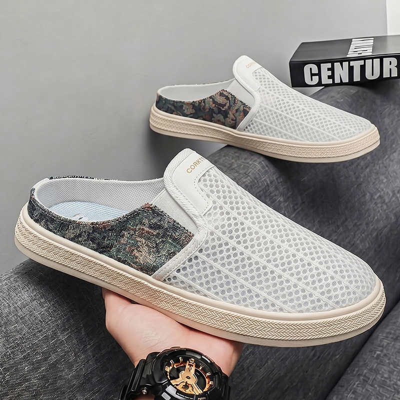 Summer men's perforated mesh s - Men'S Shoes With Toes 评论和价格