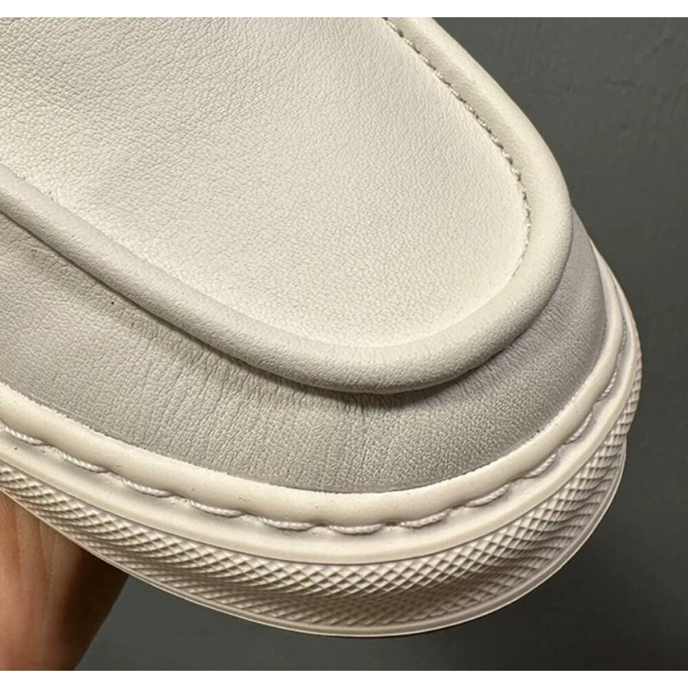 Luxury White Leather Casual Lo - Men'S Shoes Smart 评论和价格
