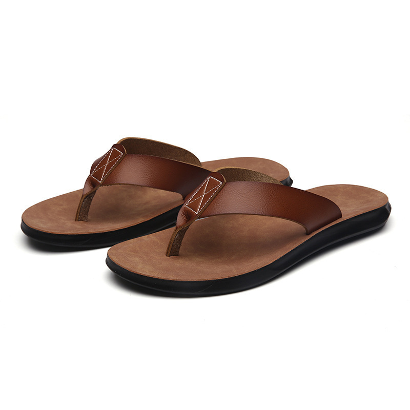 38-47 New Italian Leather Flip - Men'S Shoes In Style 评论和价格