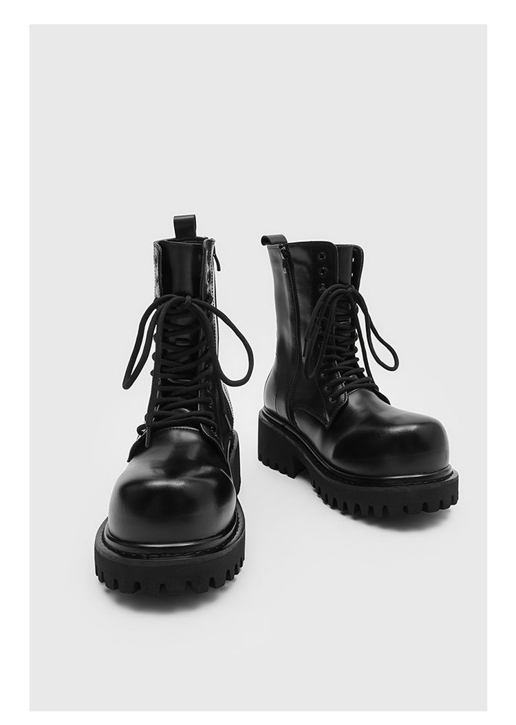 NEW Motorcycle Women's buckle  - Men'S Shoes Black And White 评论和价格