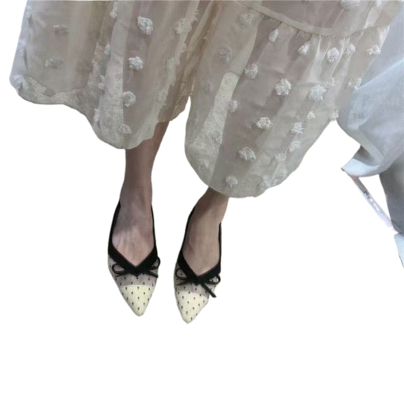 2026 Summer New Polka Dot Sing - Dress Shoe Pointed 评论和价格