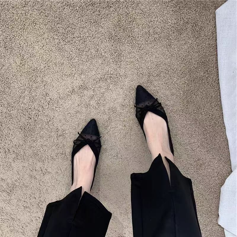 2026 Summer New Polka Dot Sing - Dress Shoe Pointed 评论和价格