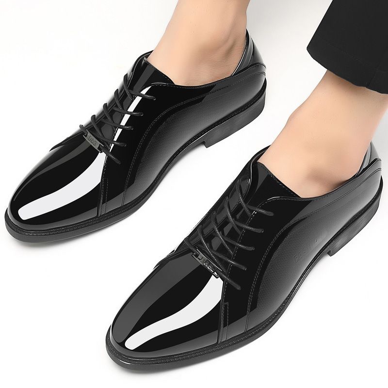 Bright Upper Black Social Shoe - Men Shoes Clearance 评论和价格