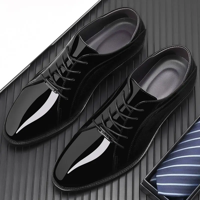 Bright Upper Black Social Shoe - Men Shoes Clearance 评论和价格