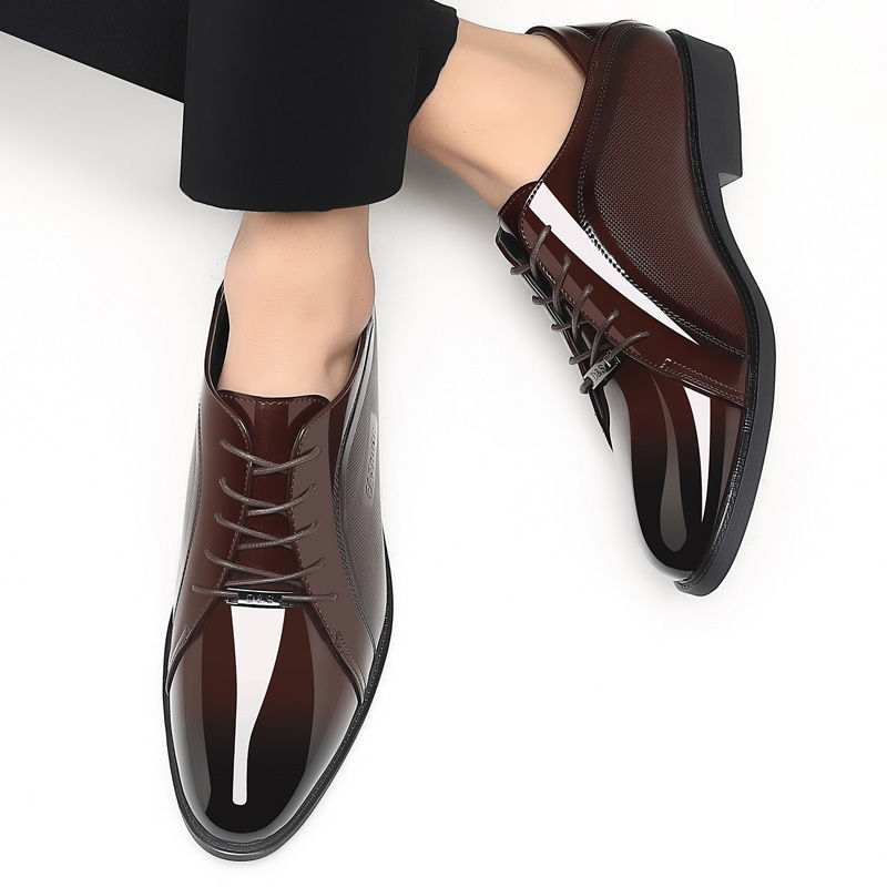 Bright Upper Black Social Shoe - Men Shoes Clearance 评论和价格