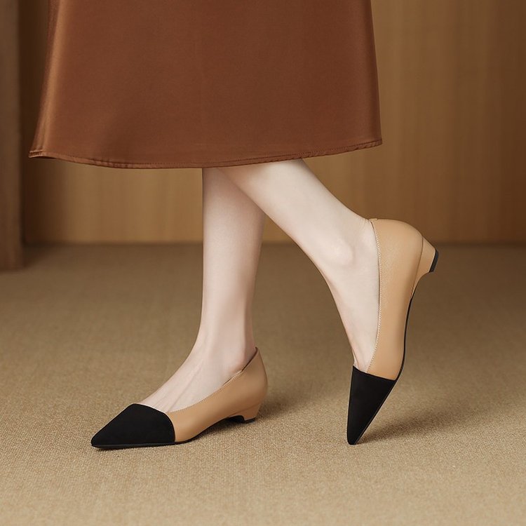 French ladies' high-heeled sho - Dress Shoe Pointed 评论和价格