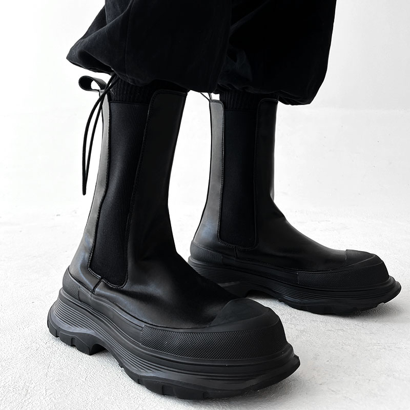 mens fashion punk stage high c - Men'S Shoes Black And White 评论和价格