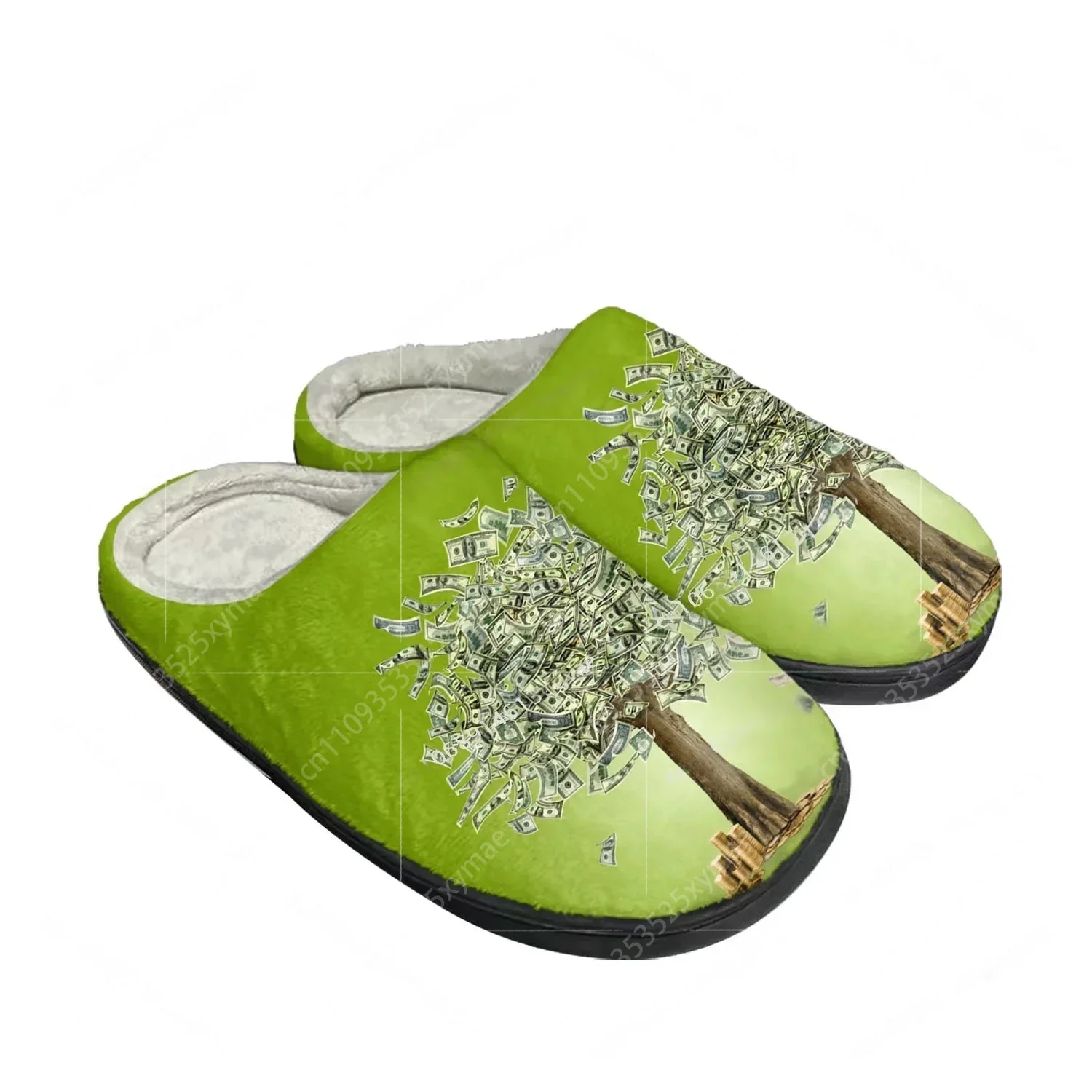 Dollar Green Tree Home Cotton  - Men'S Shoes Green And White 评论和价格