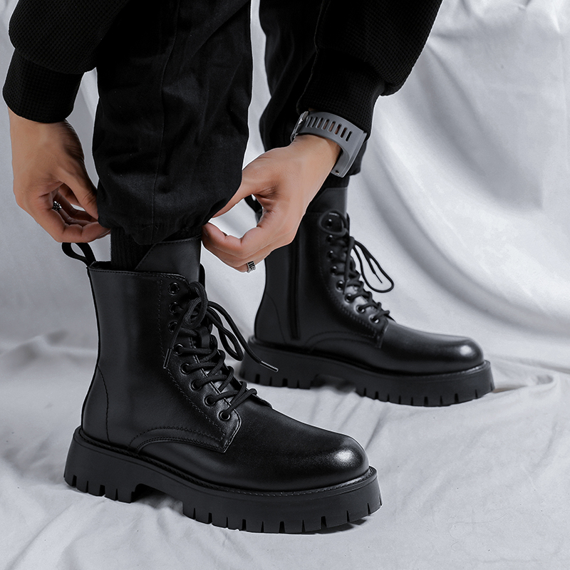Men Luxury Fashion Genuine Lea - Men'S Shoes Black And White 评论和价格