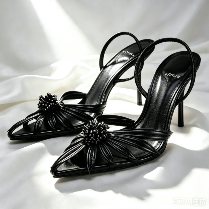 Luxury Gold Floral Detail Slin - Dress Shoe Pointed 评论和价格