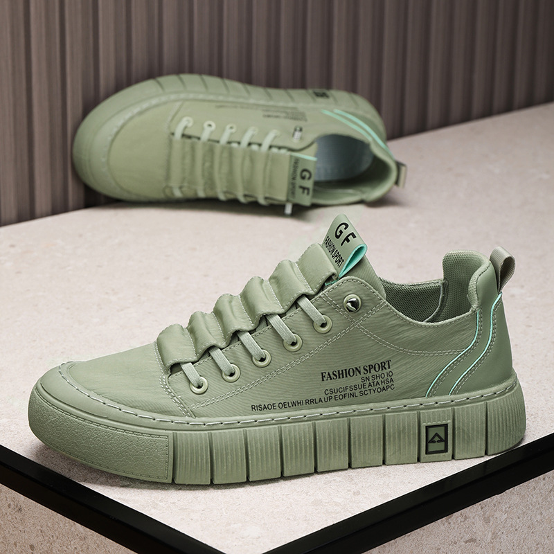 Green Men Casual Shoes Ice Sil - Men'S Shoes Green And White 评论和价格