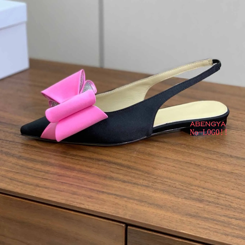 Designer Sexy Silk Pink Low He - Dress Shoe Pointed 评论和价格