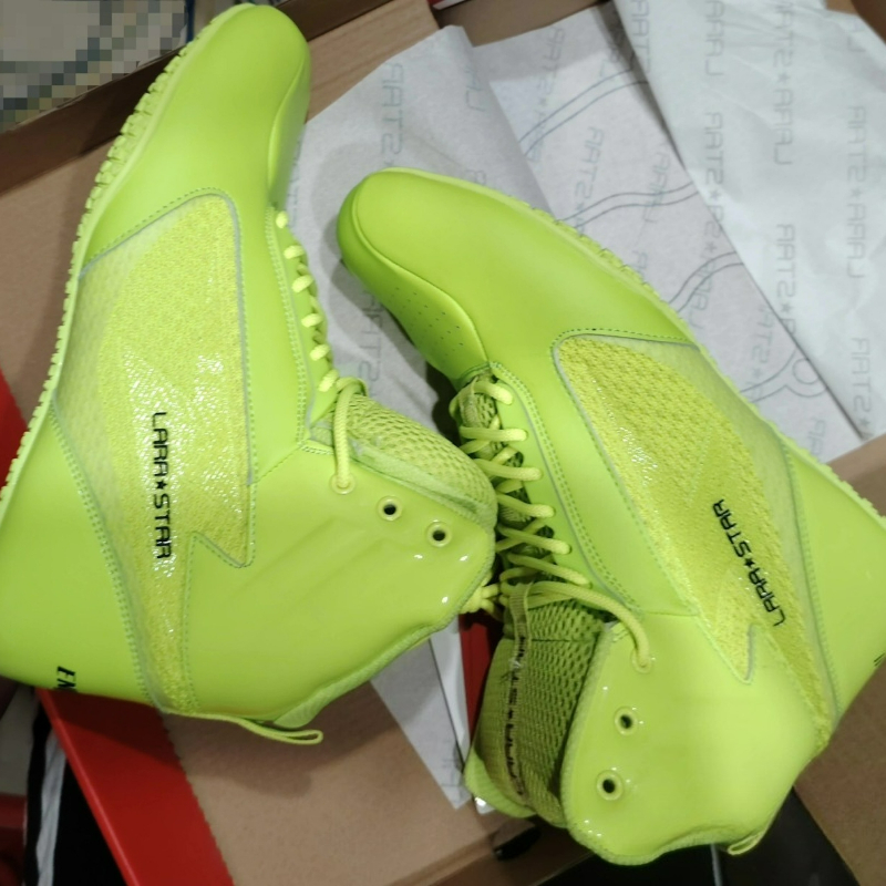 Luxury Brand Men Women Wrestli - Men'S Shoes Green And White 评论和价格