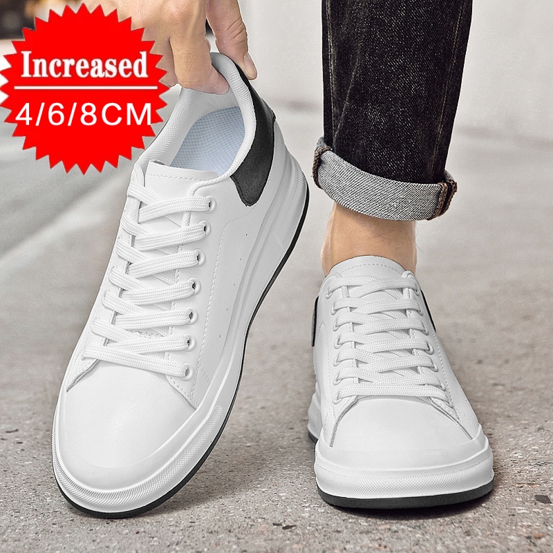 New Luxury Men's Elevator Shoe - Men'S Shoes Black And White 评论和价格