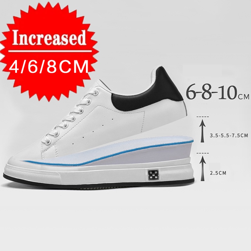 New Luxury Men's Elevator Shoe - Men'S Shoes Black And White 评论和价格