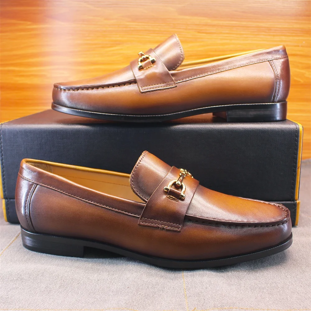 Men's Loafers Dress Shoes roun - Men'S Shoes With Toes 评论和价格