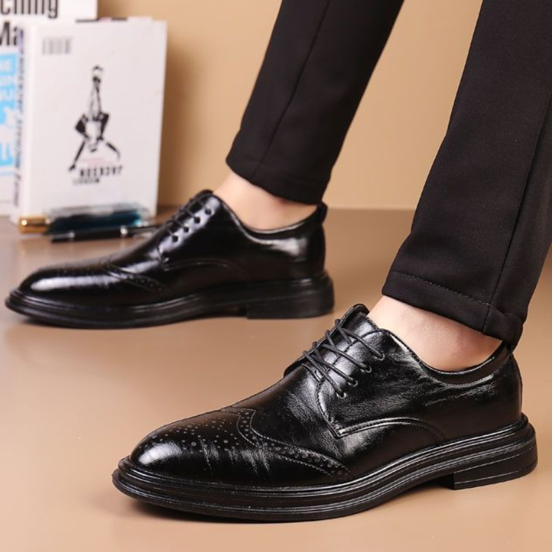 Solid Color Black Spring Autum - Men Shoes Clearance 评论和价格