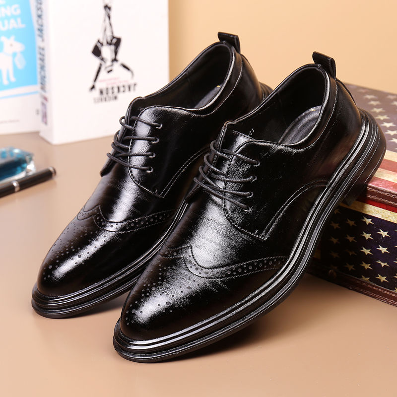 Solid Color Black Spring Autum - Men Shoes Clearance 评论和价格