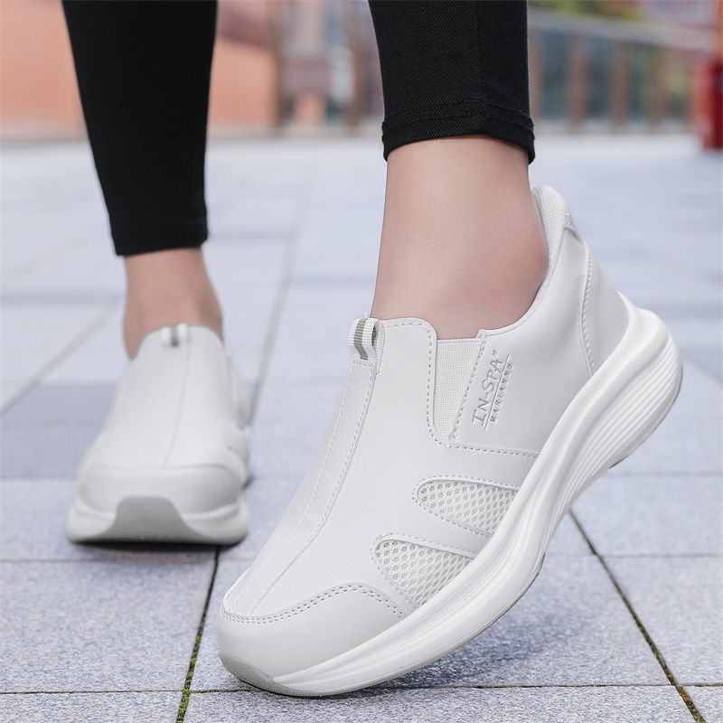 Women Men Nurse Work Shoes Bre - Men'S Shoes Black And White 评论和价格