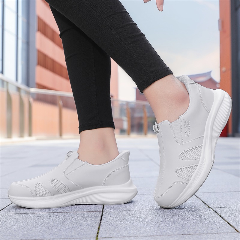 Women Men Nurse Work Shoes Bre - Men'S Shoes Black And White 评论和价格