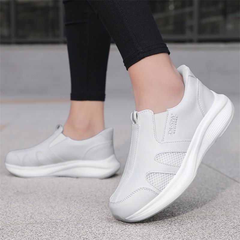Women Men Nurse Work Shoes Bre - Men'S Shoes Black And White 评论和价格