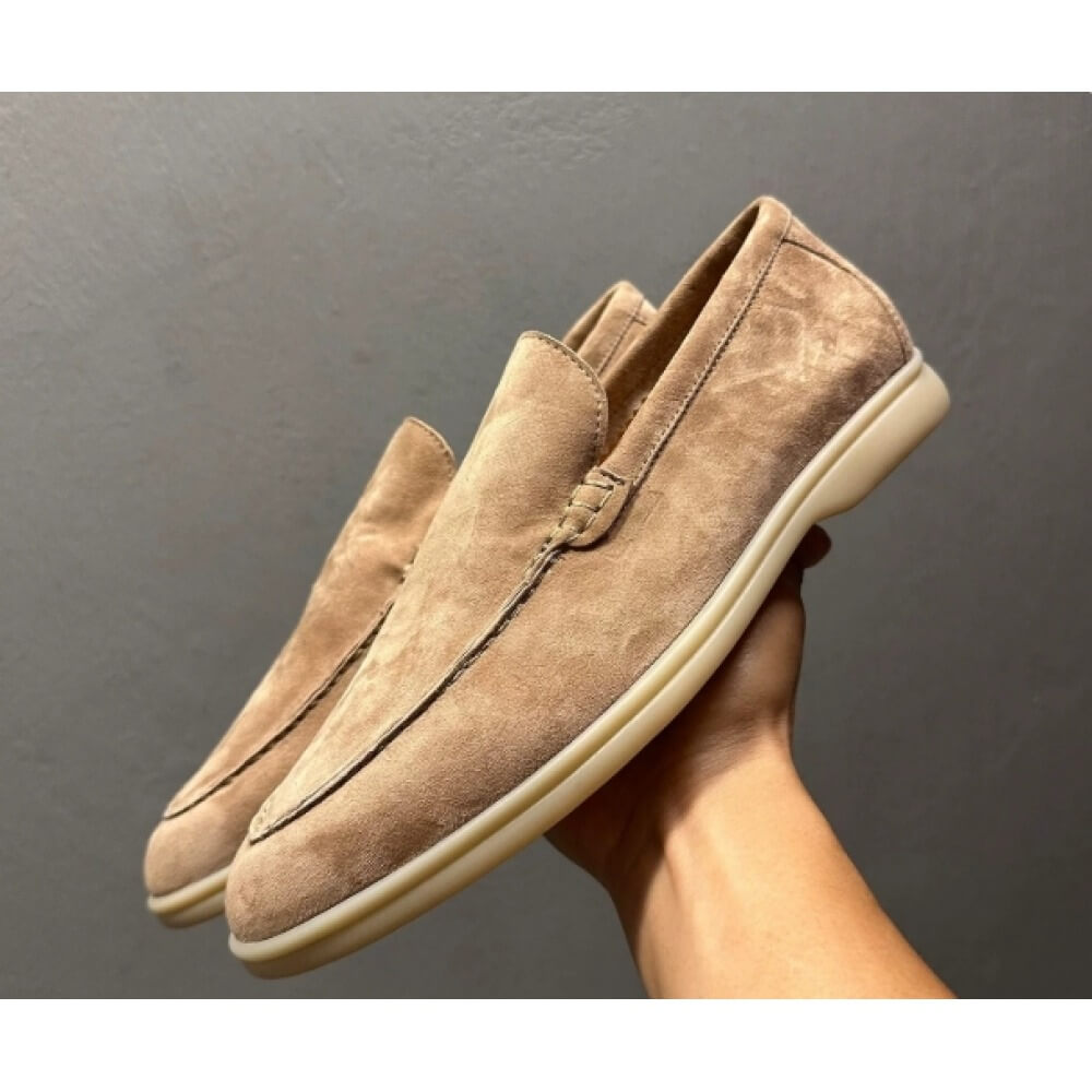 Luxury Beige Suede Casual Loaf - Men'S Shoes Smart 评论和价格
