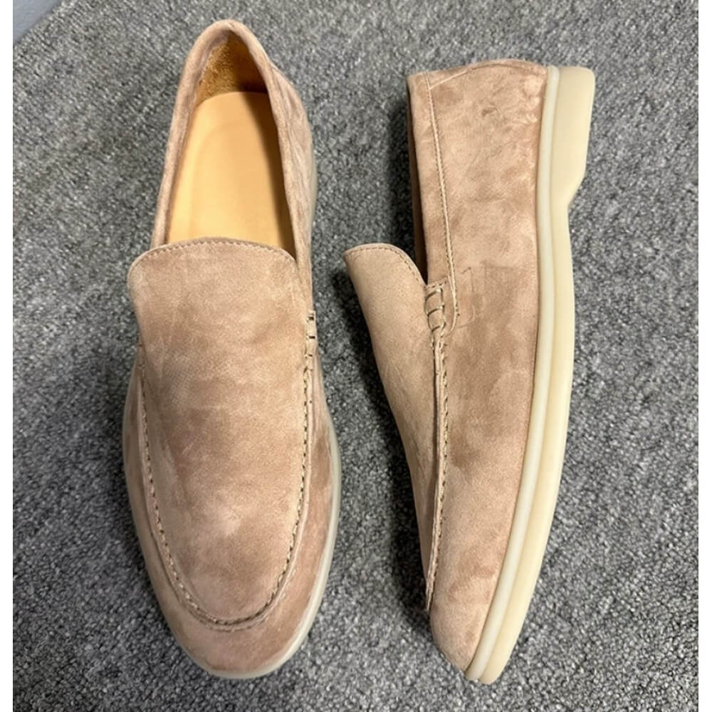 Luxury Beige Suede Casual Loaf - Men'S Shoes Smart 评论和价格