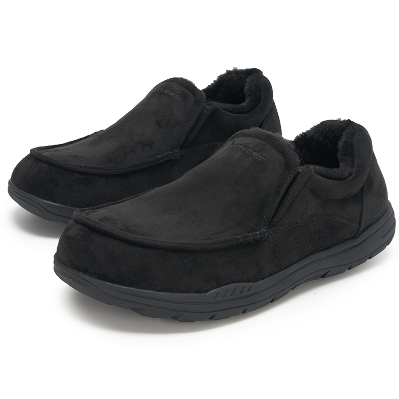 Skechers Men Fleece Lined Walk - Men'S Shoes New Balance 评论和价格